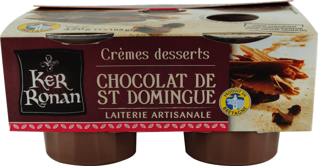 ker ronan cremes desserts chocolat de saint domingue pack front