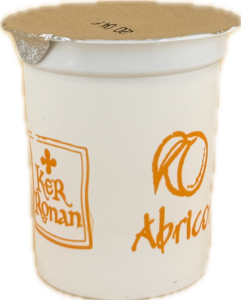 ker ronan yaourts lait entier abricot pot