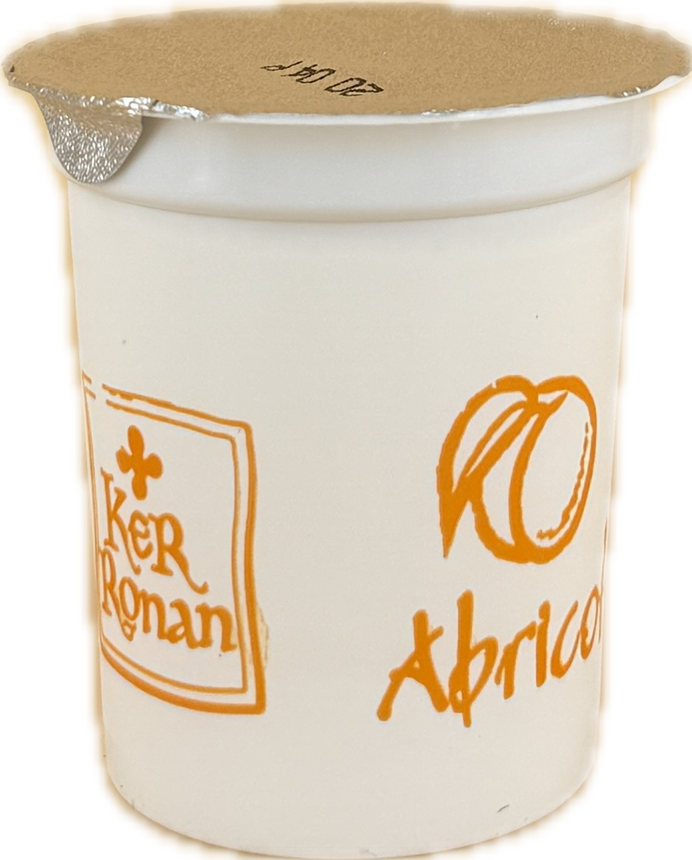 ker ronan yaourts lait entier abricot pot